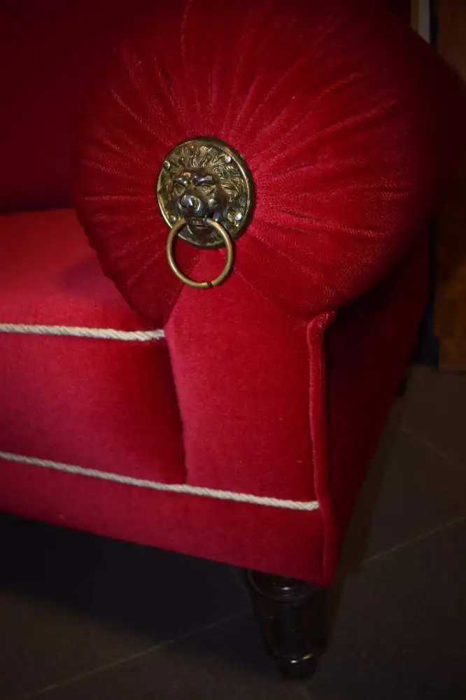 Wunderschönes Gründerzeit, Sofa, komplett neu gepolstert und bezogen! 3