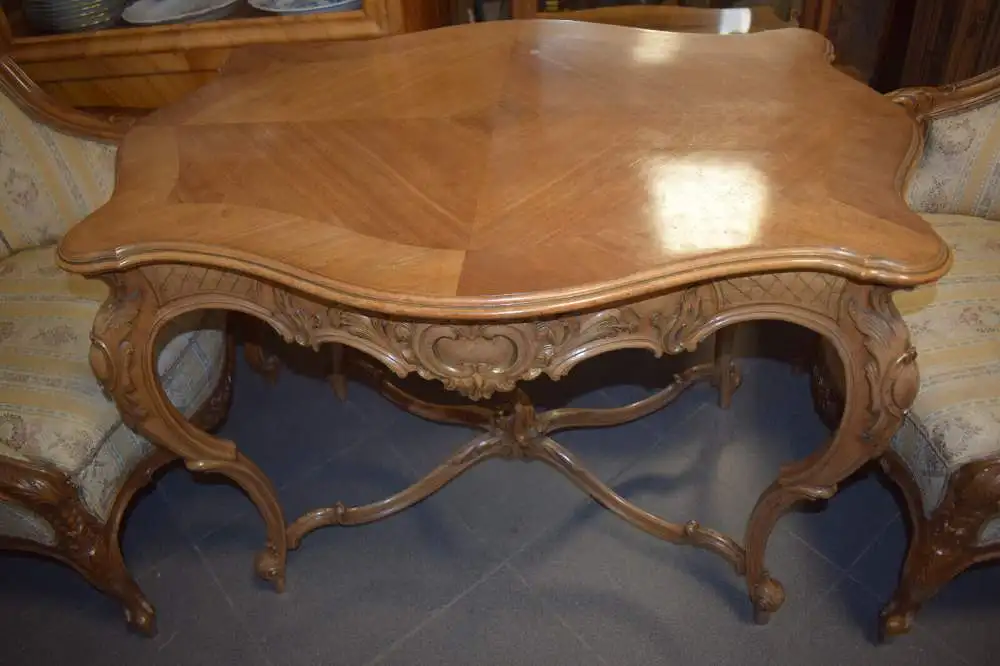 Komplettes Zimmer Neo Rokoko, 14-teilig, Schloßmöbel, zierlich, Damensalon Top! 15