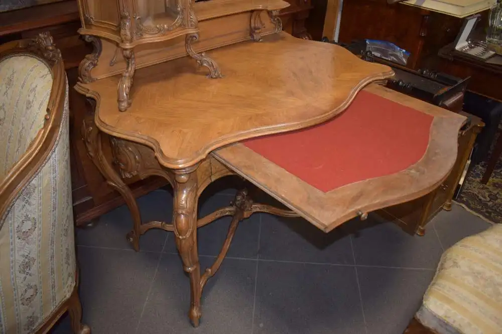 Komplettes Zimmer Neo Rokoko, 14-teilig, Schloßmöbel, zierlich, Damensalon Top! 22