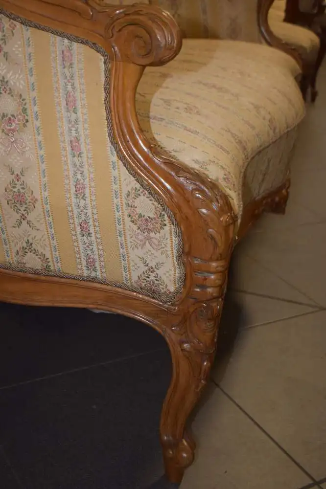 Komplettes Zimmer Neo Rokoko, 14-teilig, Schloßmöbel, zierlich, Damensalon Top! 7