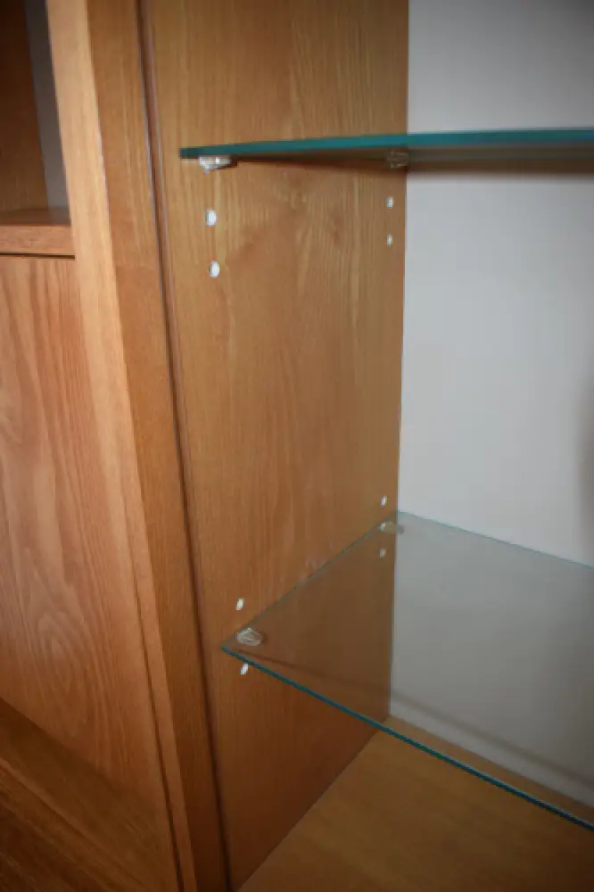 Vintage Hellerau Schrankwand, 3 Segment, Vitrine, Schrank und Bar TOP 2