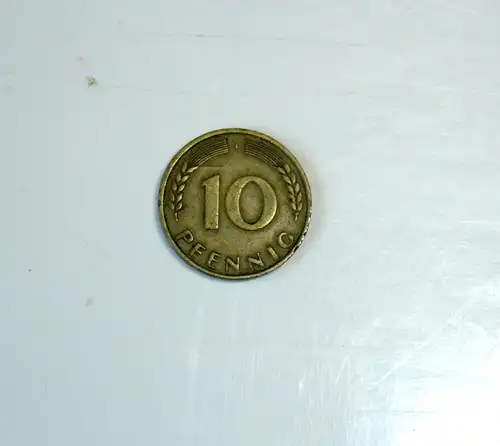 10 Pfennig 1949 - J - Seltene Münze - Bank Deutscher Länder