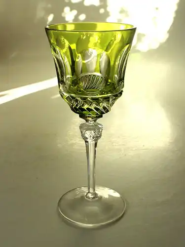 Bleikristall Römer Weingläser Vintage Überfang Weinglas Nachtmann  klassisch 3 Stück