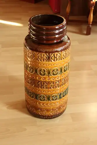 Mid Century Scheurich Keramik Bodenvase 289-47, Vintage aus den 1960ern