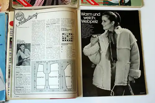 6 Modezeitschriften als Set - 1978/79: Brigitte
Carina
Journal. 