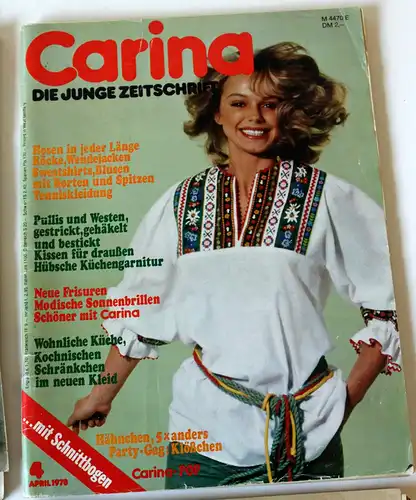 6 Modezeitschriften als Set - 1978/79: Brigitte
Carina
Journal. 