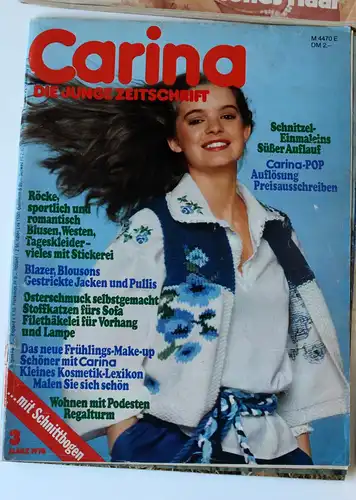 6 Modezeitschriften als Set - 1978/79: Brigitte
Carina
Journal. 