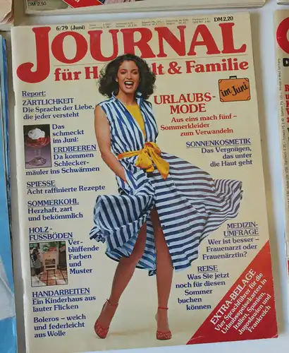 6 Modezeitschriften als Set - 1978/79: Brigitte
Carina
Journal. 