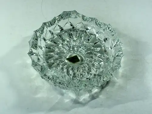 Bleikristall Aschenbecher, schwere Ausführung aus den 1970ern, Vintage