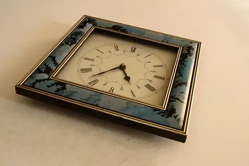 Dekorative Küchenuhr im Landhaus-Stil - Wanduhr mit Kienzle-Quartz-Uhrwerk, voll funktionsfähig, Vintage aus den 80ern