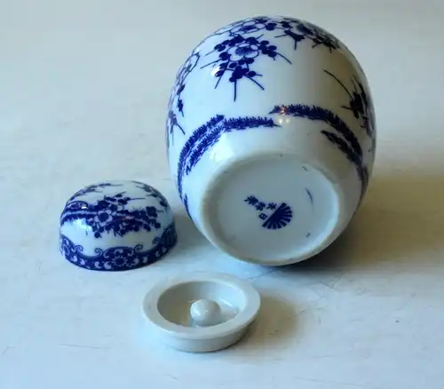 Teedose aus Porzellan - Deckelvase - Japan - gemarkt - Kirschblüten-Dekor - Vintage