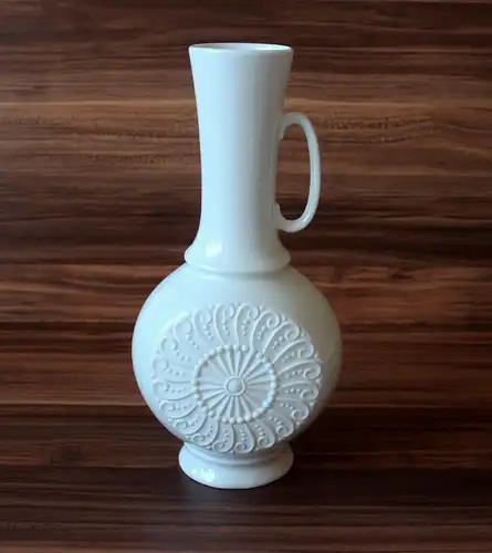 Vase Bisquit Porzellan KPM Bavaria Relief Ammonit - Vintage aus den 1990ern