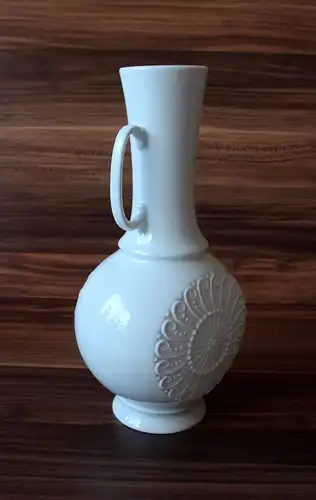 Vase Bisquit Porzellan KPM Bavaria Relief Ammonit - Vintage aus den 1990ern