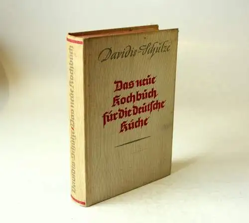 1951 Das neue Kochbuch für die Deutsche Küche v. Davidis-Schulze - seltenes dtsch. Kochbuch - Vintage