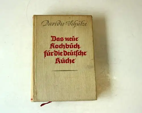 1951 Das neue Kochbuch für die Deutsche Küche v. Davidis-Schulze - seltenes dtsch. Kochbuch - Vintage