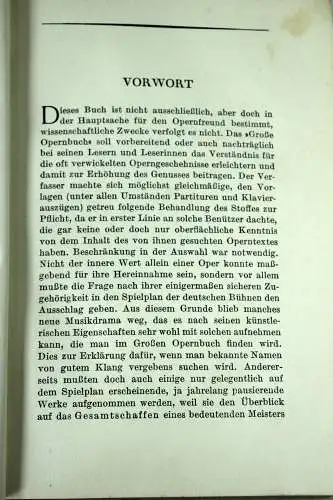 Eisenmann Alexander: Das große Opernbuch. 