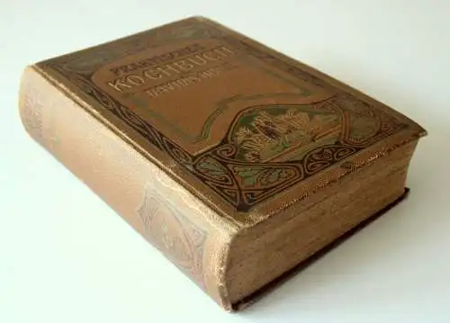 1912 - Antikes Kochbuch - Deutsche Küche - von Henriette Davidis-Holle - "Praktisches Kochbuch" - 670 Seiten