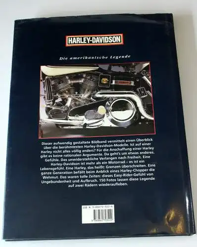 Harley-Davidson - Die amerikanische Legende - tolles Buch - Bildband für Harley-Fans aus den 1990ern