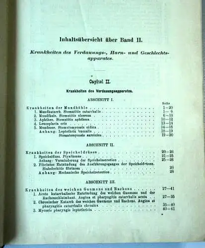 1887 - Antike Bücher "Handbuch der Speciellen Pathologie und Therape" in 4 Bänden, Dr. Eichhorst, tolles Geschenk für Arzt oder Medizin-Student