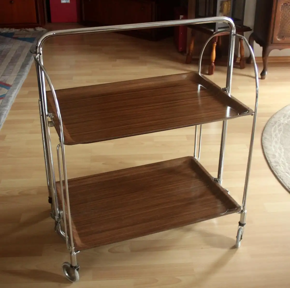 Teewagen - Servierwagen aus den 1970ern - Vintage - Dinett 3