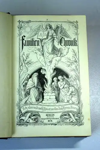 1901 Antik - Die Bibel oder die ganze Heilige Schrift des Alten und Neuen Testaments nach der dtsch. Übersetzung von Luther