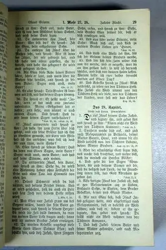 1901 Antik - Die Bibel oder die ganze Heilige Schrift des Alten und Neuen Testaments nach der dtsch. Übersetzung von Luther