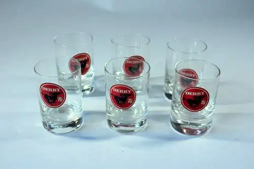 6 Schnapsgläser WMF - Derby - mundgeblasen im Originalkarton - Vintage