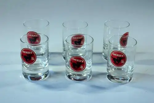 6 Schnapsgläser WMF - Derby - mundgeblasen im Originalkarton - Vintage