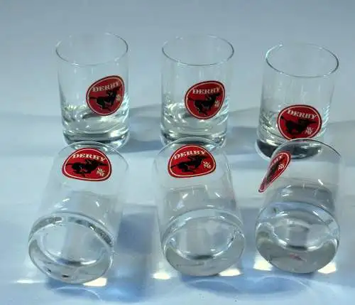 6 Schnapsgläser WMF - Derby - mundgeblasen im Originalkarton - Vintage