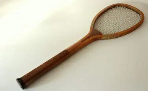 Antiker jüdischer Tennisschläger Holz ca. 1920 - Rarität - 