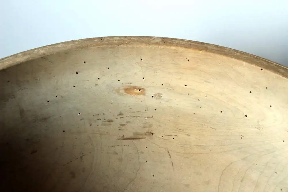 ca. 1850 - große antike Teigschüssel aus Holz - primitive Holzschüssel - Antiquität 4