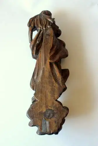 Mutter Gottes mit Kind - handgeschnitzt - Holz - Madonnenskulptur - Vintage