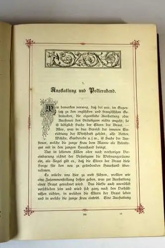 1889 - Der gute Ton in allen Lebenslagen - ein antikes Handbuch für den Verkehr in der Familie, in der Gesellschaft - von Franz Ebhardt