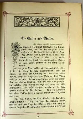 1889 - Der gute Ton in allen Lebenslagen - ein antikes Handbuch für den Verkehr in der Familie, in der Gesellschaft - von Franz Ebhardt