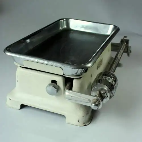 Seltene Küchenwaage 10 kg aus den 1950ern - Original MIKRO Döft - Metall - voll funktionsfähig - toll zur Küchendeko oder für die Retro-Küche