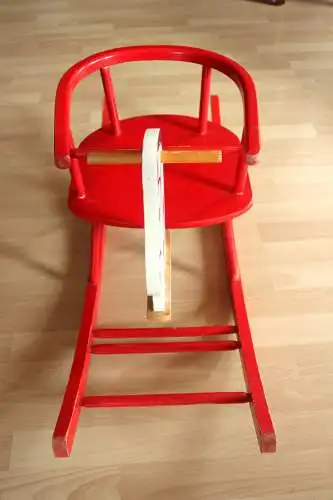 Schaukelpferd aus Holz aus den 1970ern - rocking horse - Kinderspielzeug
