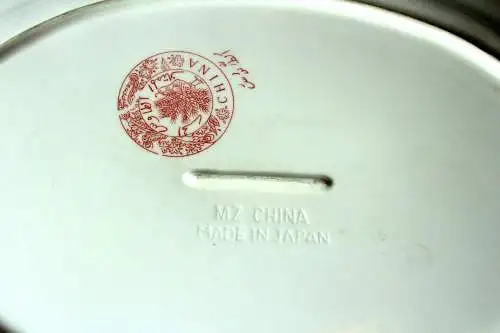 Seltene große Servierplatte/Anbietplatte/Servierteller Keramik - made in Japan - MZ China - gemarkt - Vintage 