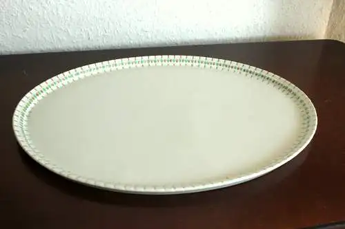 Kuchenplatte aus feinem Art Deco Porzellan - Mäbendorf 1882 - Servierteller - Servierplatte