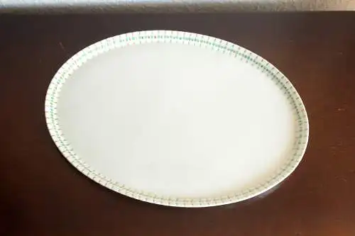 Kuchenplatte aus feinem Art Deco Porzellan - Mäbendorf 1882 - Servierteller - Servierplatte