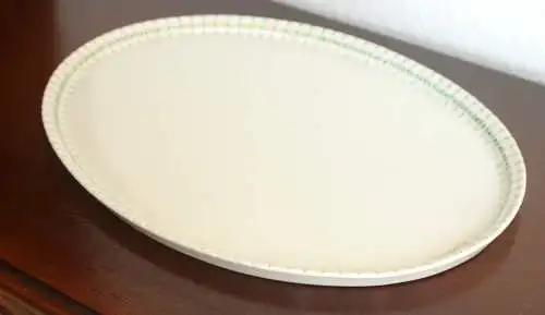 Kuchenplatte aus feinem Art Deco Porzellan - Mäbendorf 1882 - Servierteller - Servierplatte