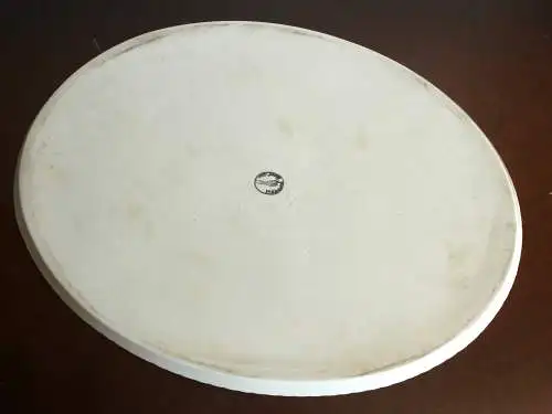 Kuchenplatte aus feinem Art Deco Porzellan - Mäbendorf 1882 - Servierteller - Servierplatte
