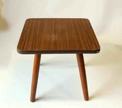 1950s Blumenhocker kleiner Blumentisch Beistelltisch Holz - Vintage, mid century, wooden plant stand 
