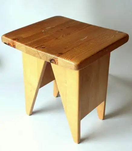 Design Blumenhocker - sehr stabil - handgefertigt - 80er Jahre - Holz Vintage