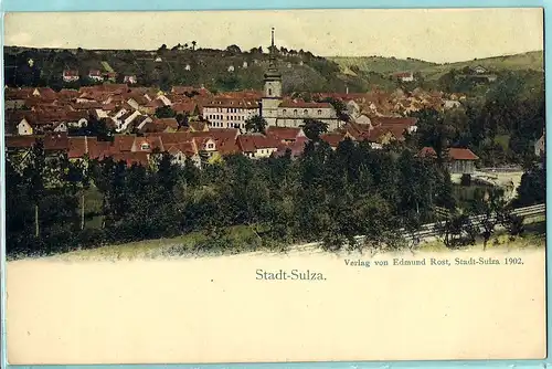 [Lithographie] Stadt Sulza. 