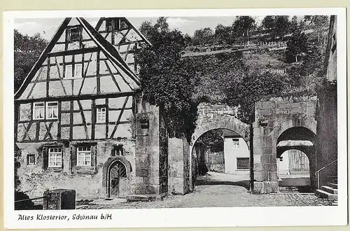 [Ansichtskarte] Altes Klostertor Schönau b./H. 