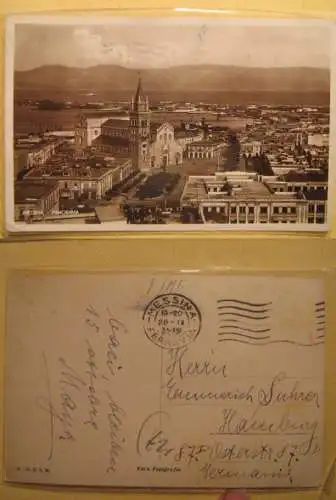 [Ansichtskarte] Messina Panorama 1935. 