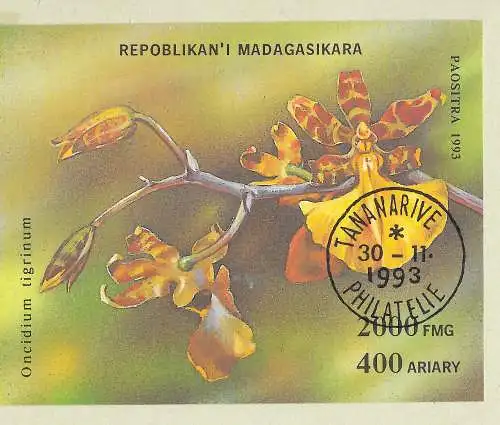 Madagaskar 1993 Nr Block 239 Gestempelt (Posten)