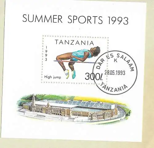 Tansania 1993 Nr Block 212 Gestempelt (Posten)