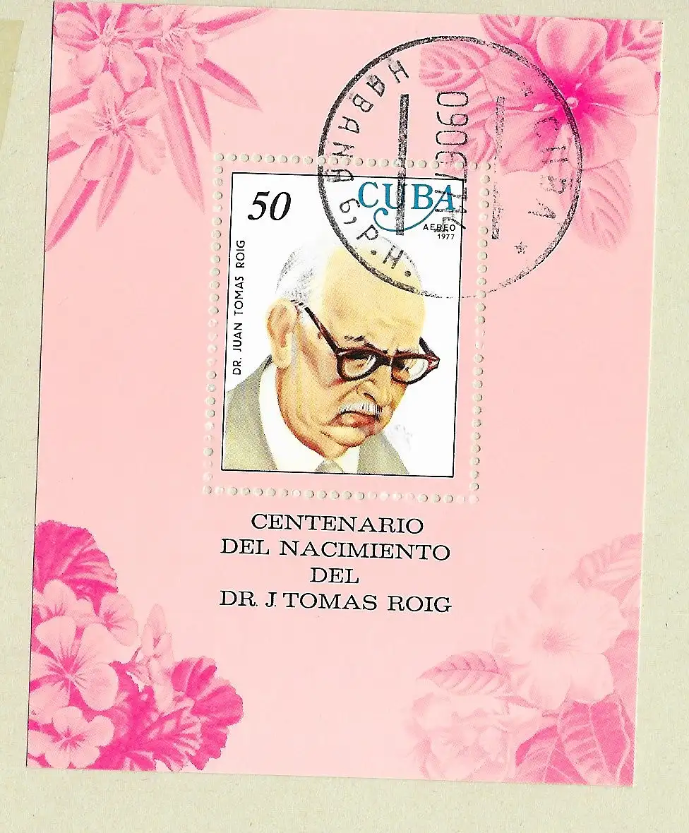 Kuba (Republik) 1977 Nr Block 51 2223 Rundstempel (Datum und/oder Ort klar)