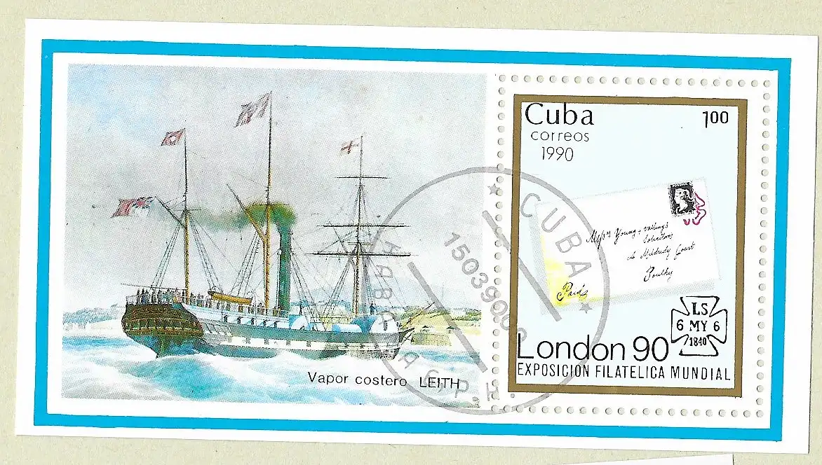 Kuba (Republik) 1990 Nr Block 120 3381 Rundstempel (Datum und/oder Ort klar)